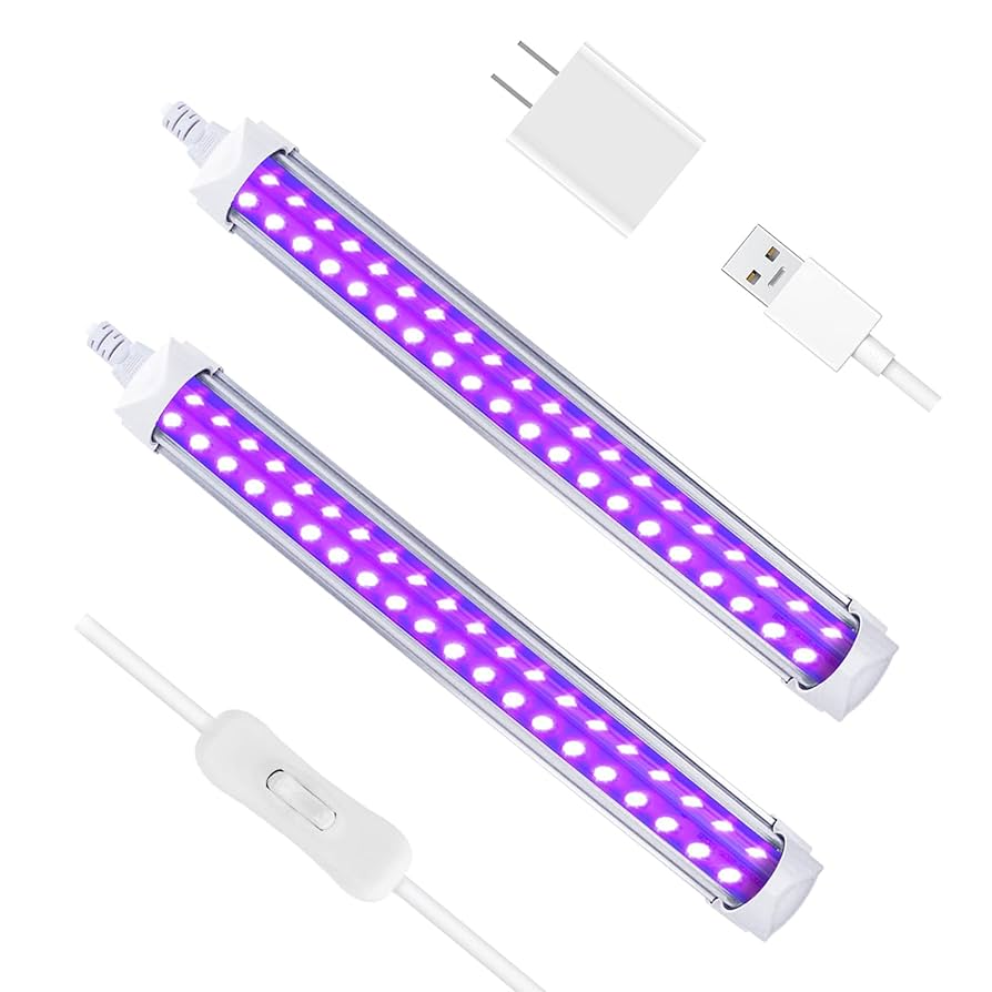 Amazon.co.jp : UV LEDブラックライトバー、10W LEDブラック